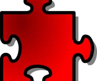Puzzle Vermelho Clip-art