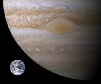 Jupiter Planet Bumi