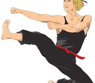 Karate Wektor