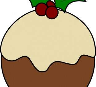 Karderio Puding Natal Clip Art