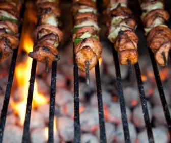 Thịt Nướng Kebab Trên Xiên