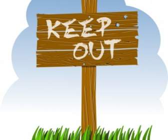 Keep Out Clip Art
