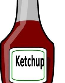 ClipArt Bottiglia Di Ketchup