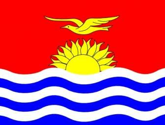 Kiribati-Flagge-ClipArt-Grafik