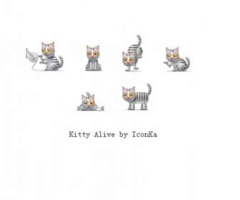 Kitty Alive Icons Pack