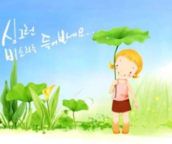 Anak Korea Ilustrator Psd