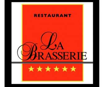 в ресторане La Brasserie