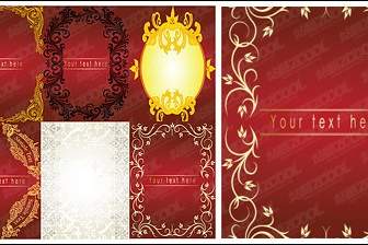 Lace Border Vector Material