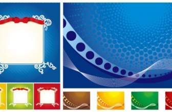 Lace Ribbon Dynamic Lines Of The Background Vector