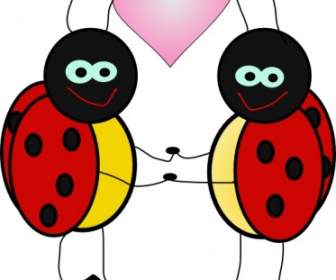 Ladybugs การ์ตูนปะ