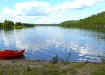 湖 Saxen スウェーデン水