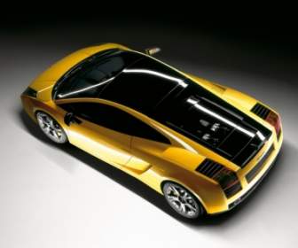 Auto Lamborghini Lamborghini Gallardo Vista Dall'alto Per Il Desktop