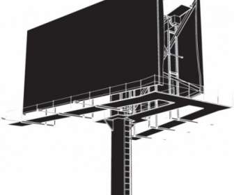 Large Outdoor Billboards Blank Vector