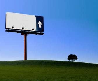 Berskala Outdoor Billboard Gambar