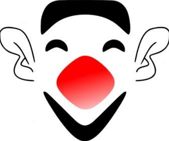 Lachend Clown-Gesicht-ClipArt