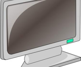 LCD Panel Datar Clip Art