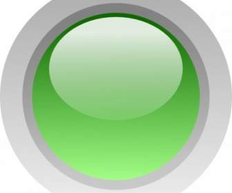 LED Verde Di ClipArt Cerchio