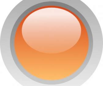 Führte Kreis Orange ClipArt