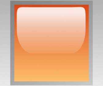 Führte Quadratisch Orange ClipArt