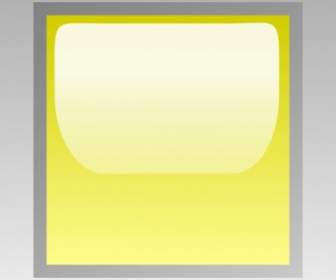 Führte Quadratische Gelbe ClipArt