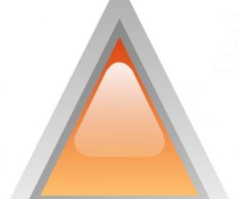 Führte Dreieckige Orange ClipArt