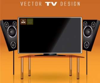 LED Tv Vektor