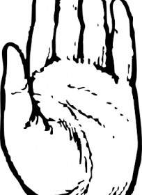 Left Hand Clip Art