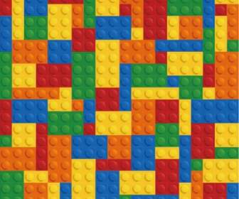 Gráfico De Vetor De Backgorund De Tijolos De Lego