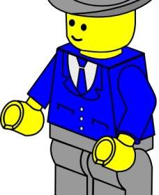 Lego Town Businessman Clip Art