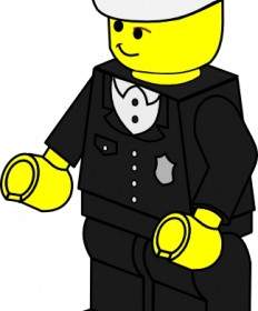 LEGO Stadt Polizist ClipArt