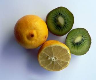 Zitrone Und Kiwi