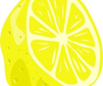 Eine Halbe Zitrone-ClipArt