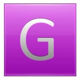 letter g pink