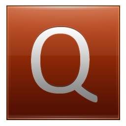 Letter Q Orange