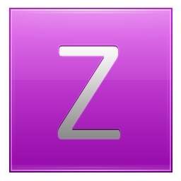 Z ตัวอักษรสีชมพู