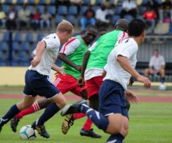 Libreville Gabun Fußball