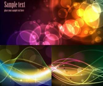 Light Effect Vector Backgrounds