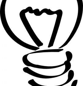 Lightbulb Sketch Clip Art
