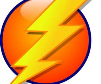 Lightning Icon Clip Art