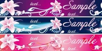 Lily Theme Banner Vector