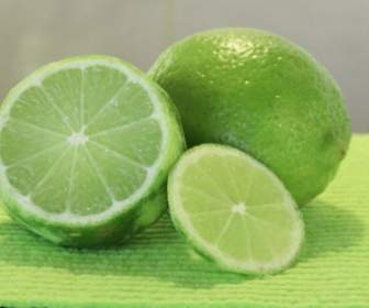 Lime The Fruit Of The Citrus