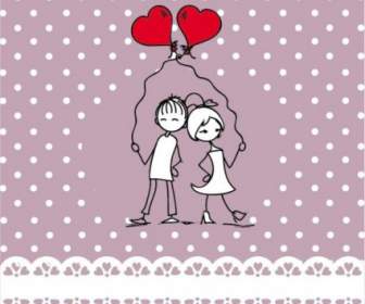 Linhas Emitidas No Dia Valentine39s Ilustrações Vetoriais