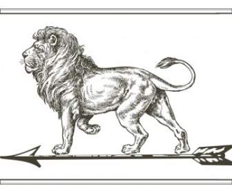 箭頭上的獅子