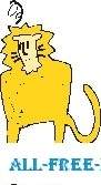 黄色のライオン