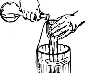 Liquid Experiment Clip Art