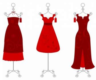 小さな赤いドレス