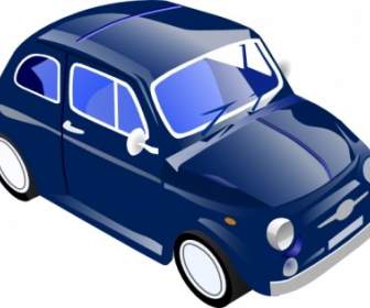 Little Small Car Saves Gas Clip Art
