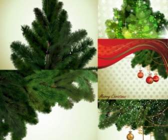 árbol De Navidad Local Vector