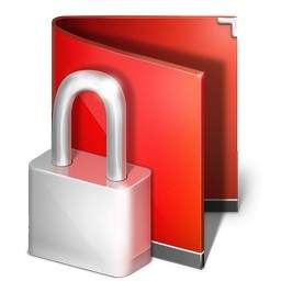 lock red folder