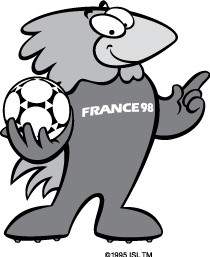Logo Der France98 Fußball